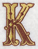 Western Letter K (5 inch)