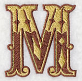 Western Letter M (5 inch)