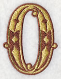 Western Letter O (5 inch)