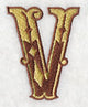 Western Letter V (5 inch)