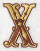 Western Letter X (5 inch)