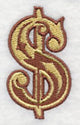 Western Dollar Sign (5 inch)