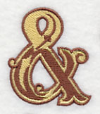 Western Letter Ampersand (5 inch)