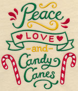Peace Love and Candy Canes