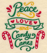 Peace Love and Candy Canes