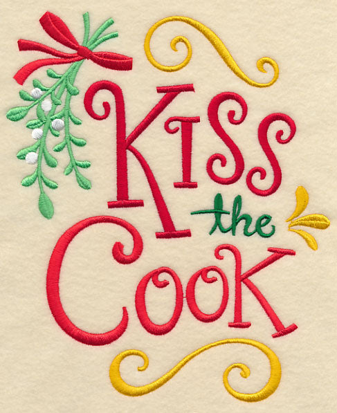 Kiss the Cook Mistletoe