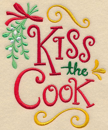 Kiss the Cook Mistletoe