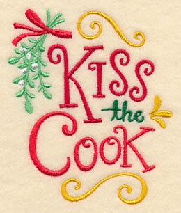 Kiss the Cook Mistletoe