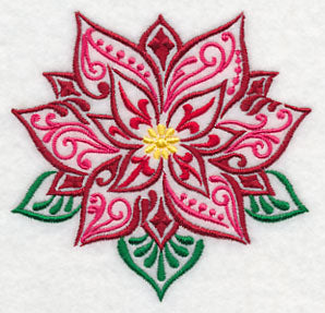 Christmas Filigree Poinsettia