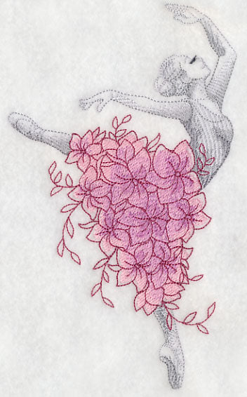 Ballerina with Flowers