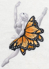 Ballerina Dancer with Butterflies