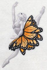 Ballerina Dancer with Butterflies