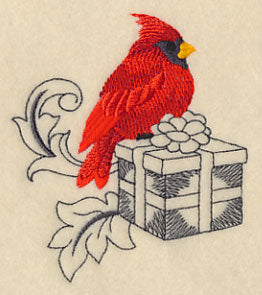 Cardinal and Gift