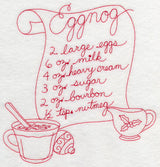 Eggnog (Redwork)