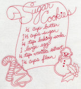 Sugar Cookies (Redwork)