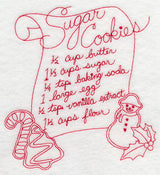 Sugar Cookies (Redwork)