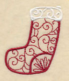 Delicate Christmas Stocking