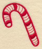 Delicate Christmas Candy Cane