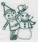 North Pole Snowman Elf (Vintage)