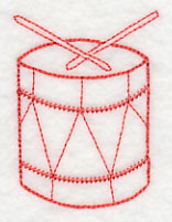 Santa's Toy Shop Drum (Vintage)