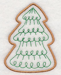 Tree Christmas Cookie