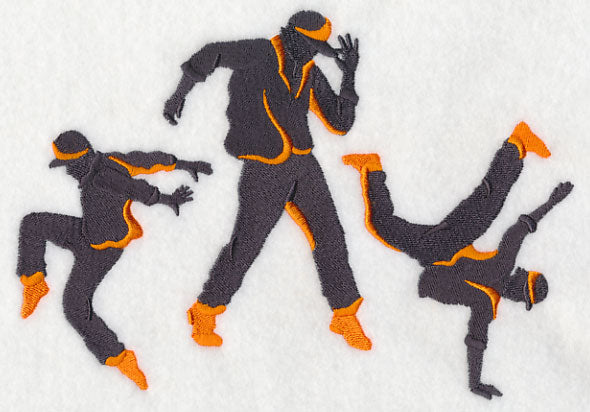 Hip-Hop Silhouette Trio - Male