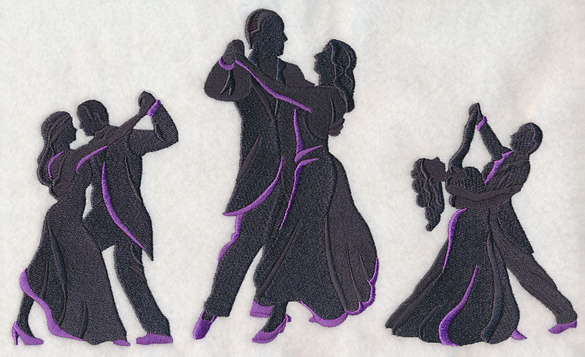 Ballroom Silhouette Trio