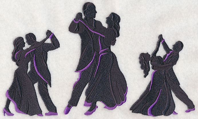 Ballroom Silhouette Trio