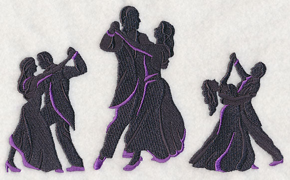 Ballroom Silhouette Trio