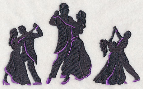Ballroom Silhouette Trio