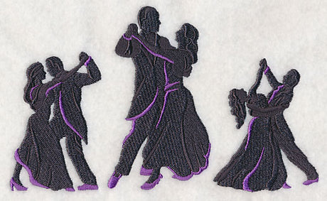 Ballroom Silhouette Trio