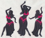 Belly Dance Silhouette Trio