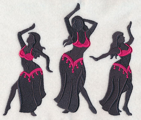 Belly Dance Silhouette Trio