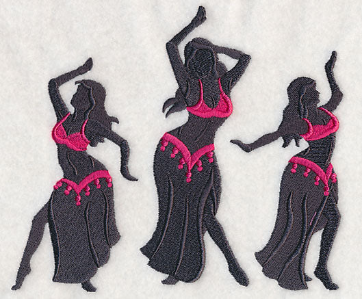 Belly Dance Silhouette Trio