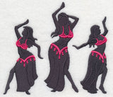 Belly Dance Silhouette Trio