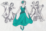 Ballroom Fashion Plate