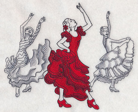 Flamenco Fashion Plate