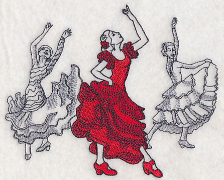 Flamenco Fashion Plate