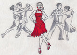 Latin Dance Fashion Plate
