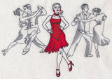 Latin Dance Fashion Plate