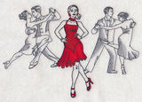 Latin Dance Fashion Plate