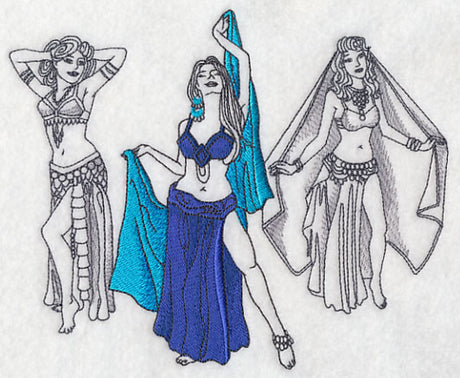 Belly Dance Fashion Plate