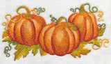 Pumpkin Patch in Watercolor