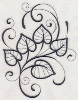 Inky Cottonwood Leaves