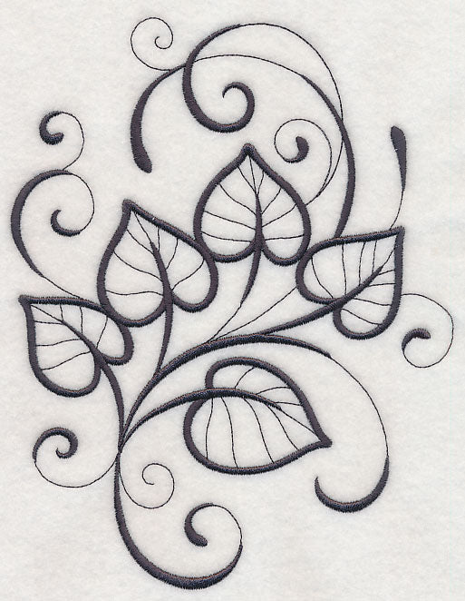 Inky Cottonwood Leaves