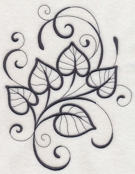 Inky Cottonwood Leaves