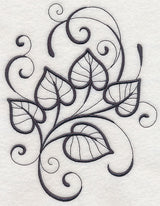 Inky Cottonwood Leaves