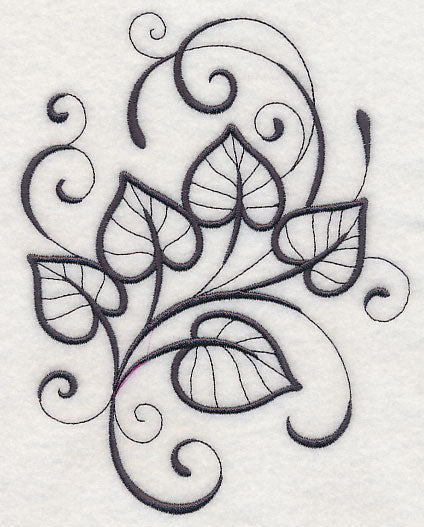 Inky Cottonwood Leaves