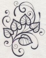 Inky Cottonwood Leaves