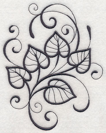 Inky Cottonwood Leaves